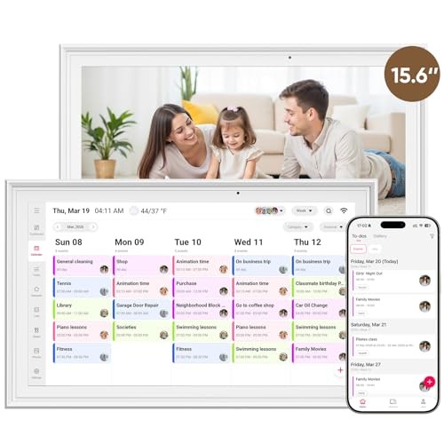 Inch digital calendar - 15.6-inch,